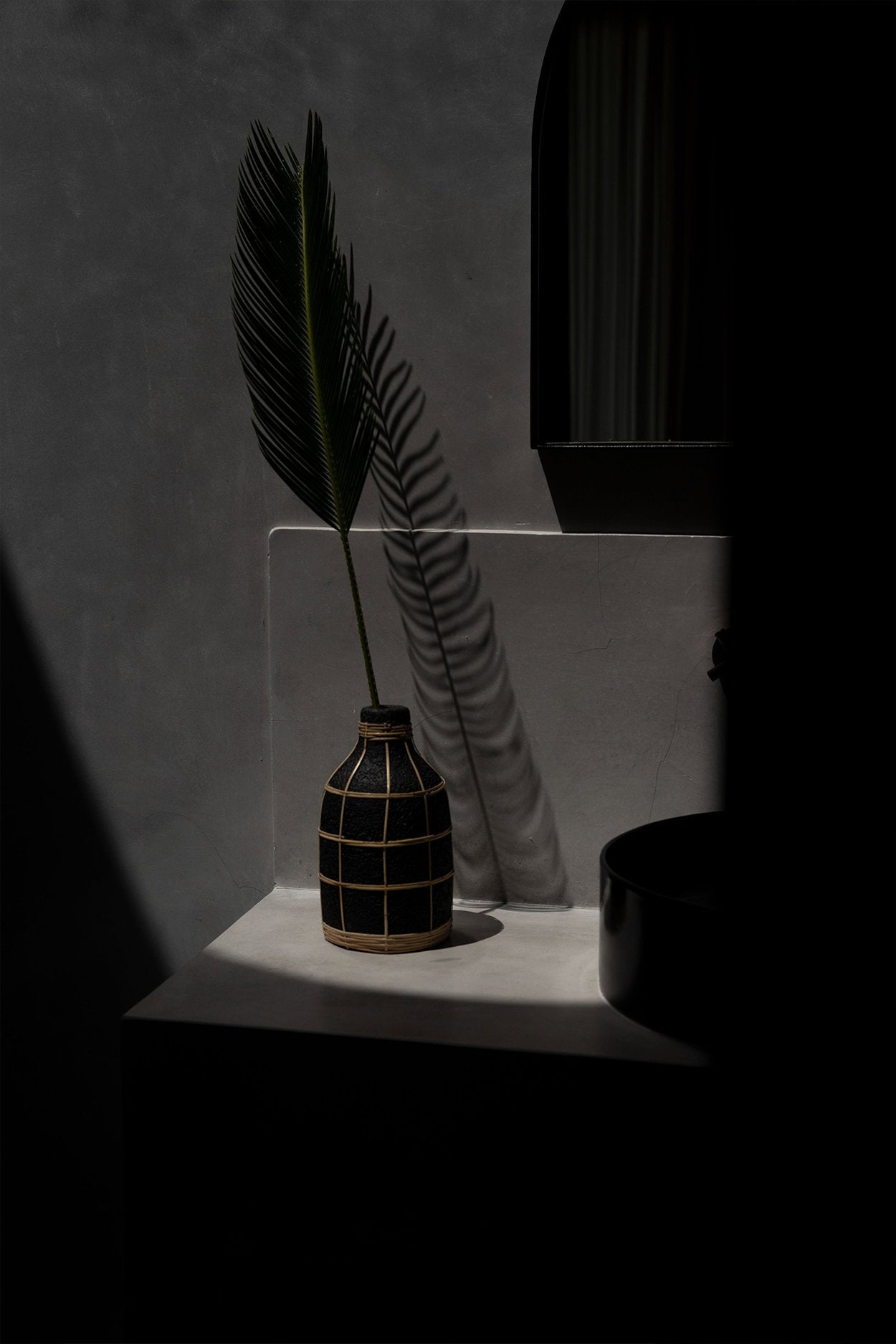 Whoopy Vase - Sort Natur - L