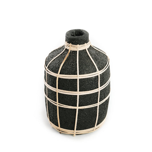 Whoopy Vase - Sort Natur - M