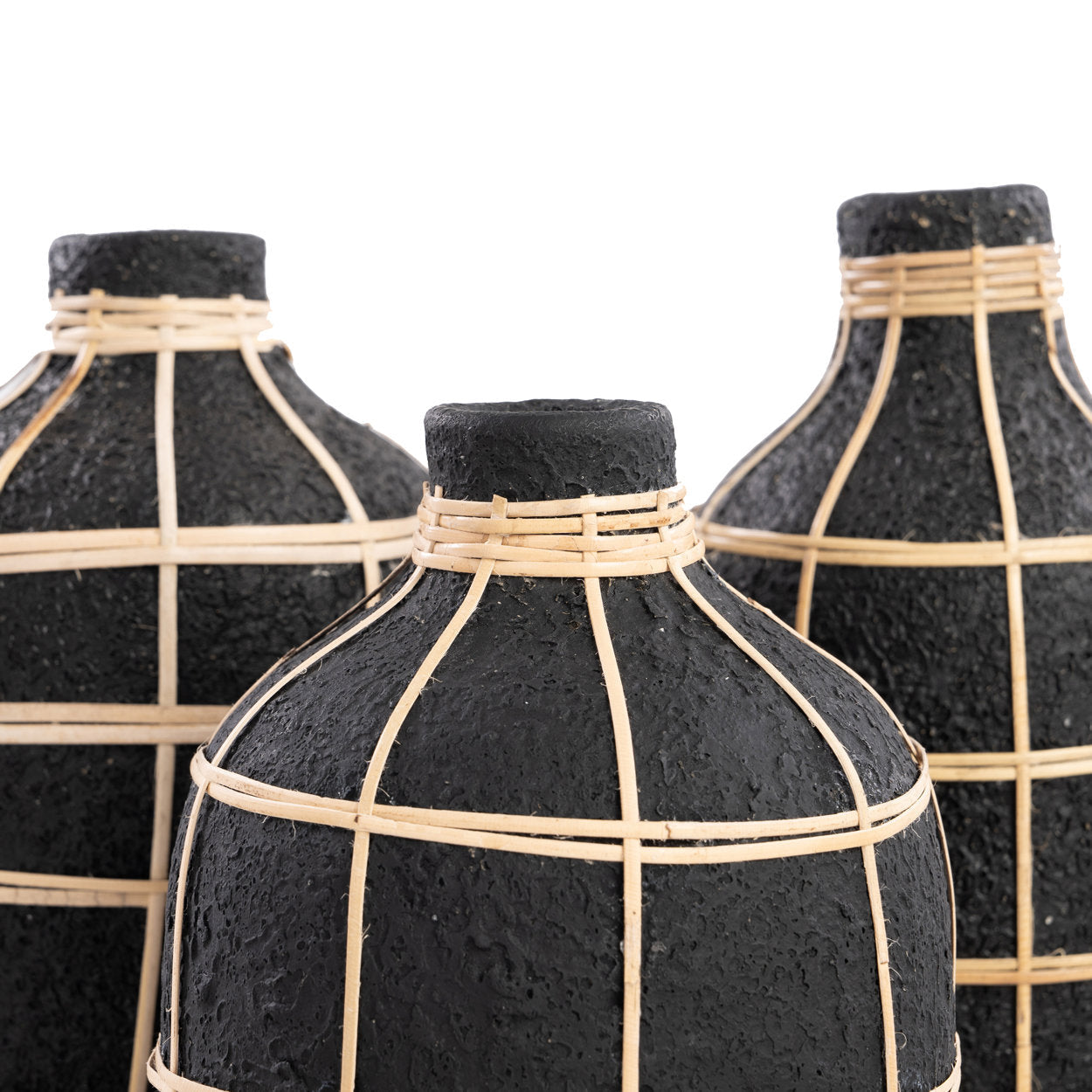 Whoopy Vase - Sort Natur - M