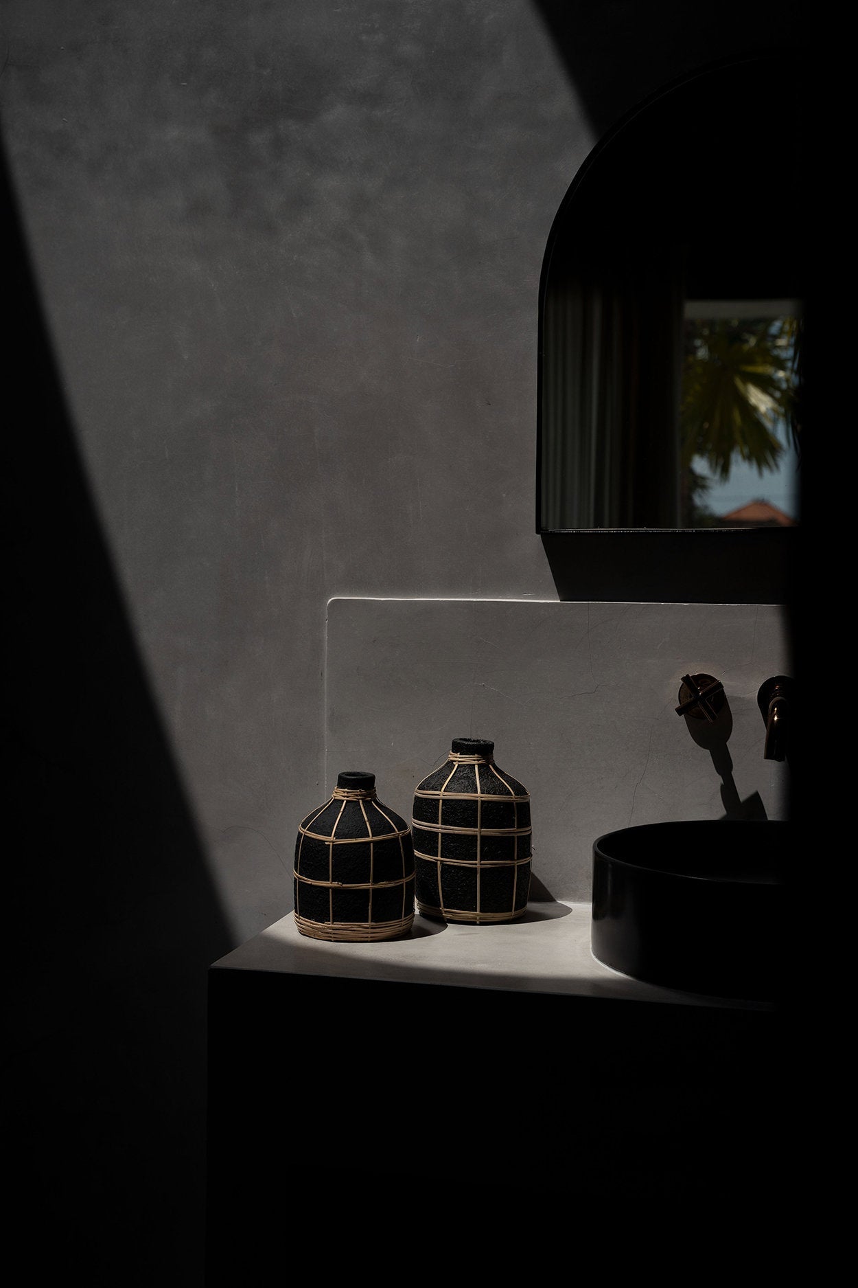 Whoopy Vase - Sort Natur - S