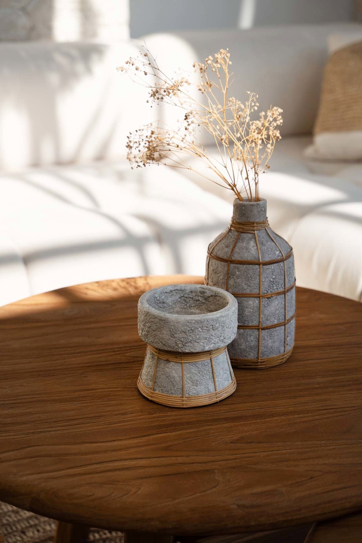 Whoopy Vase - Beton Natur - L