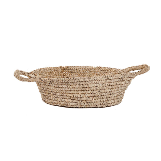 Raffia Kurvebakker - Naturlig - M