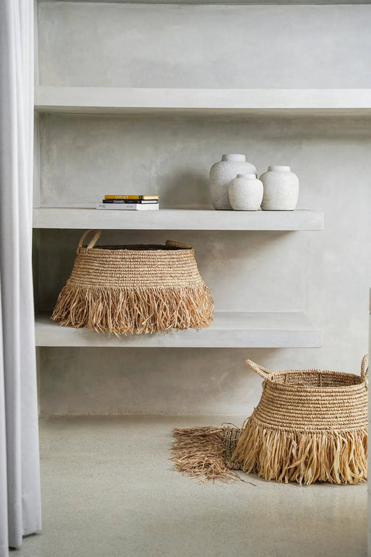 Raffia Deluxe Kurve - Naturlig - M