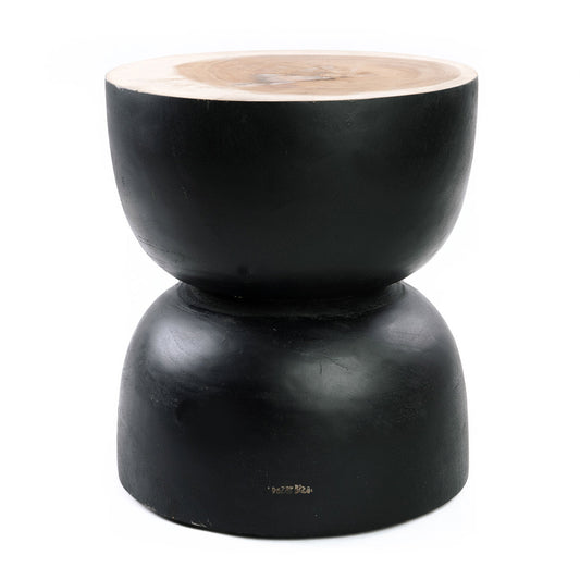 Coal stool - Black Nature