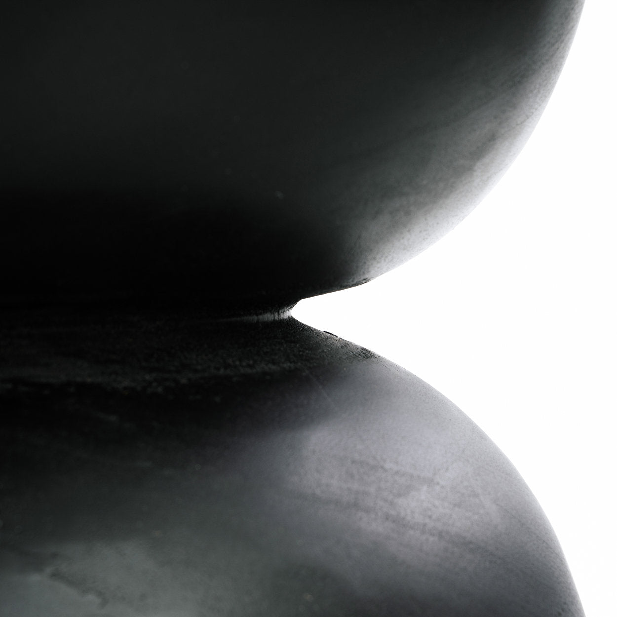 Coal stool - Black Nature