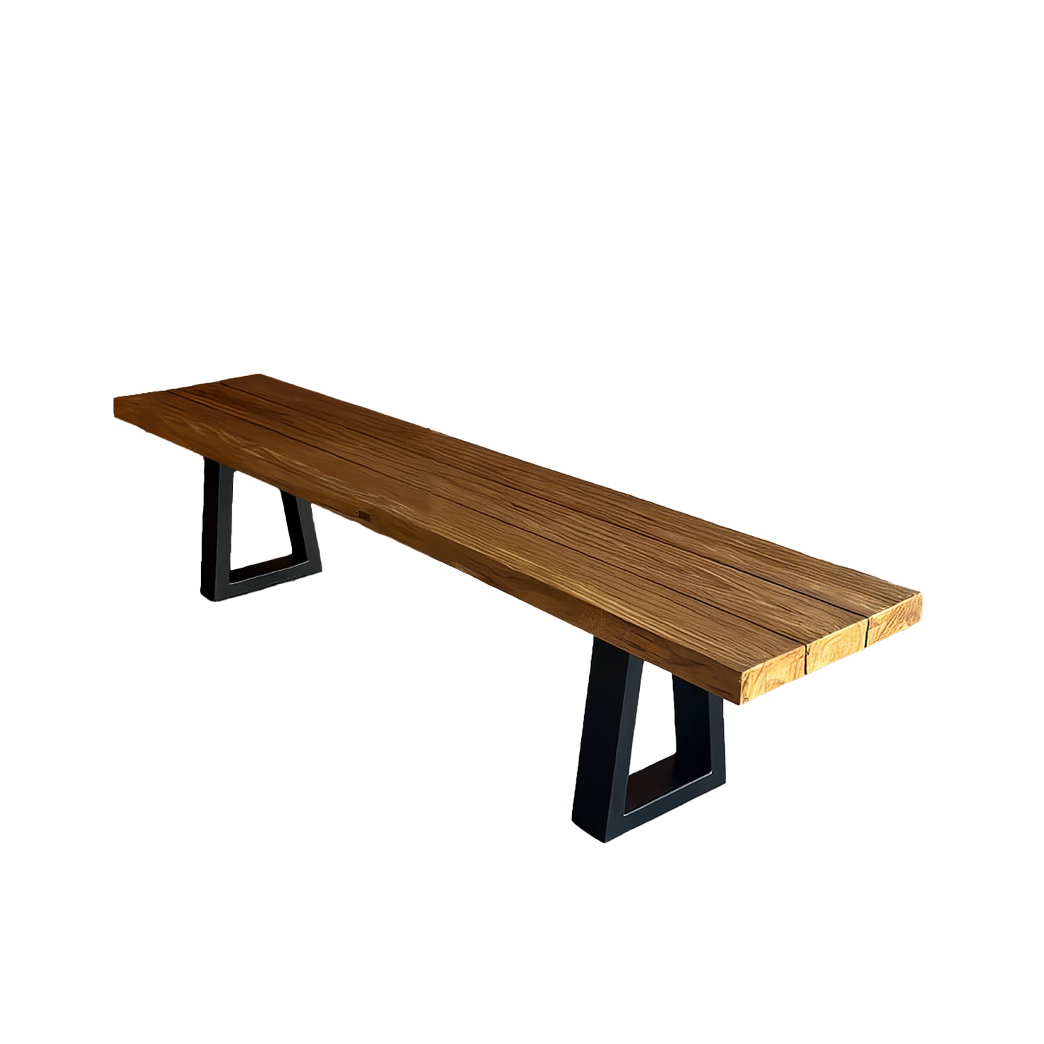 Bank med Jernben - Naturlig - 220cm - Nordic Unique