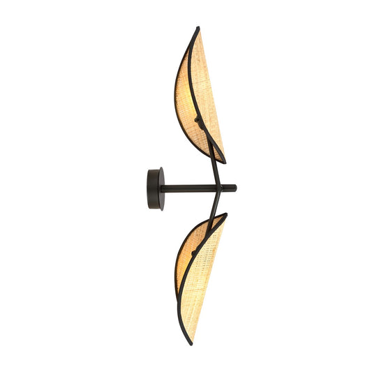 Loftlampe VENE K2 - Sort / Rattan - Nordic Unique