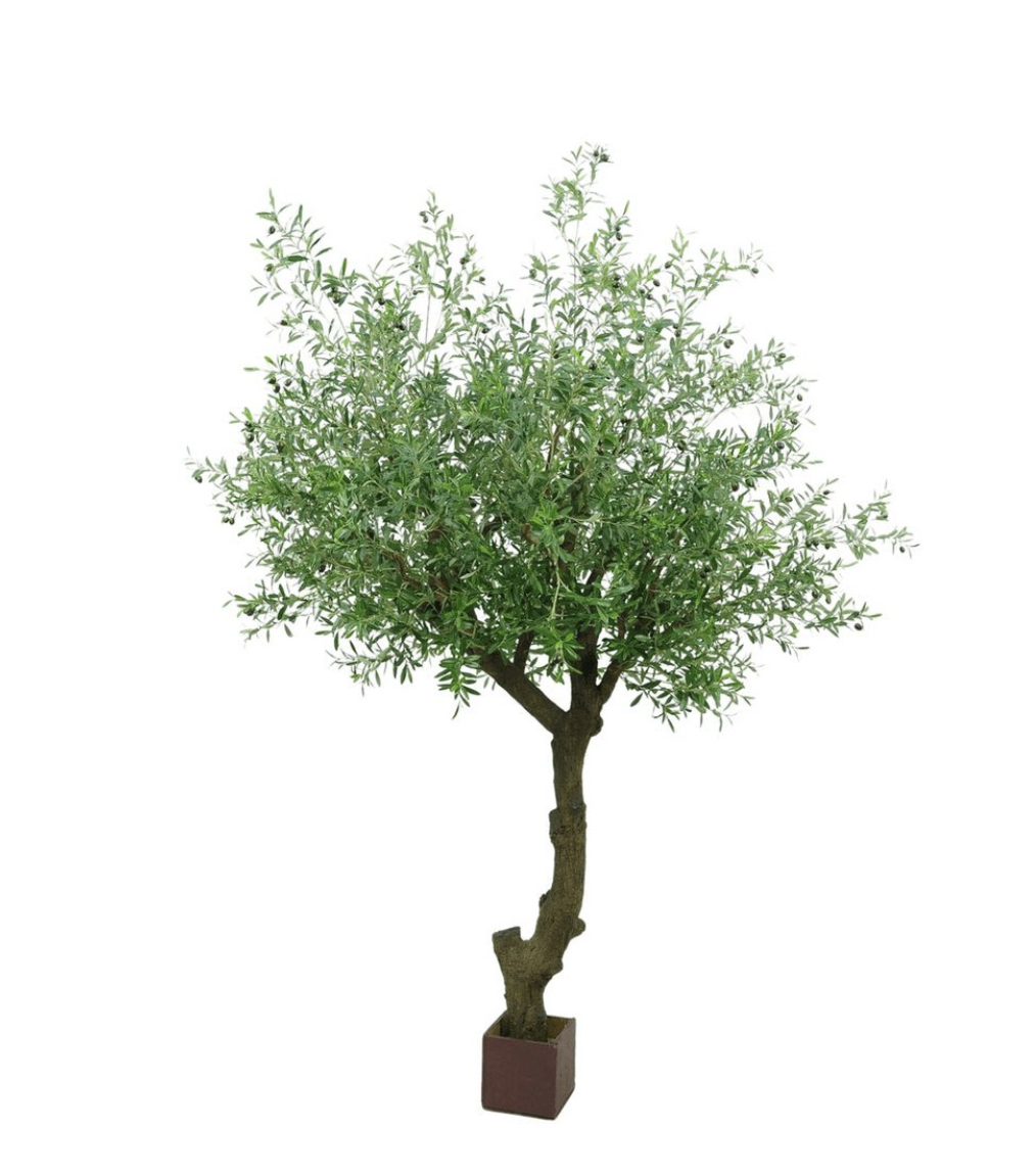 Kunstig oliventræ på 270 cm med oliven