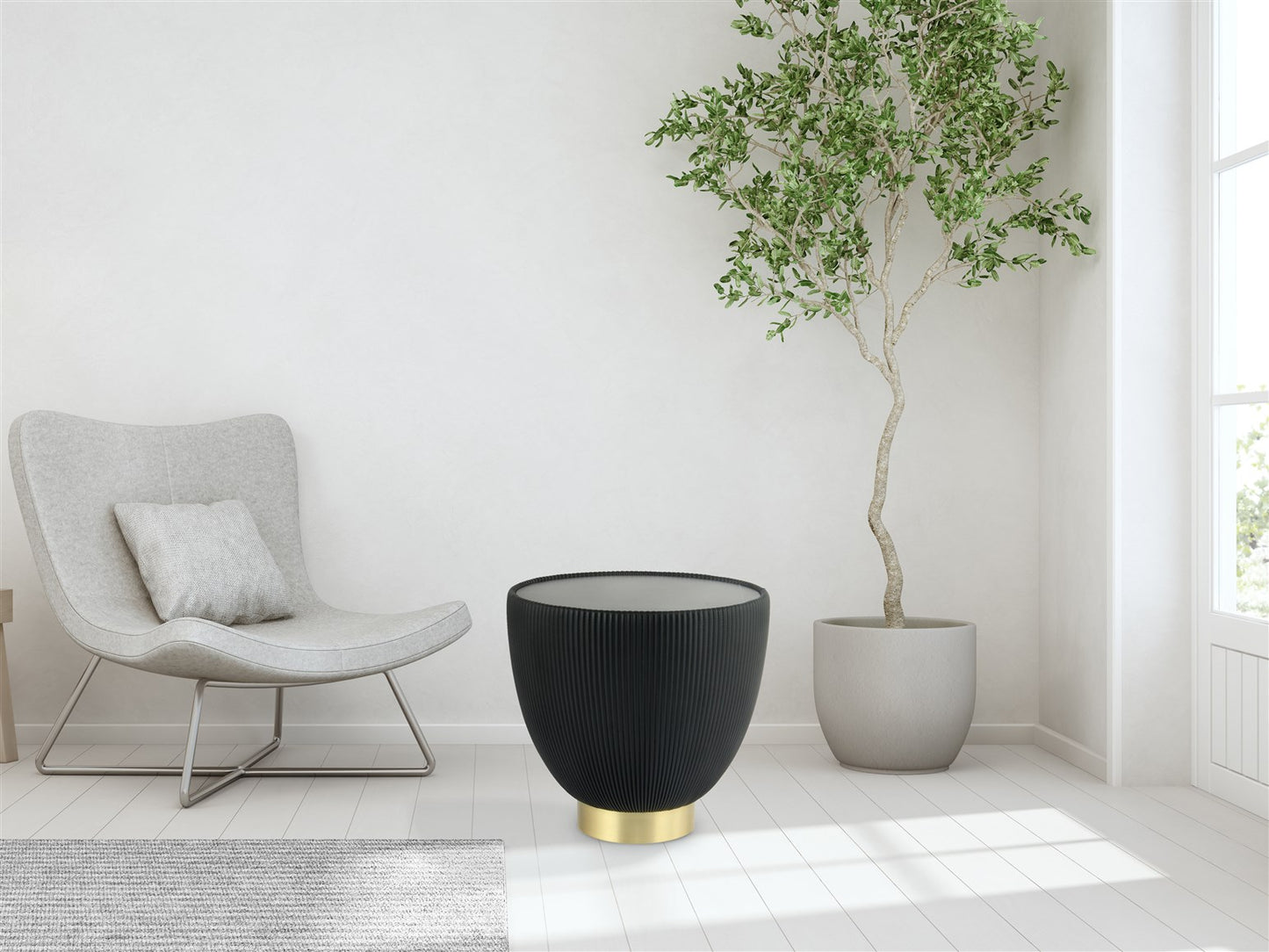 Sidebord Jokai 100 - Sort - Nordic Unique