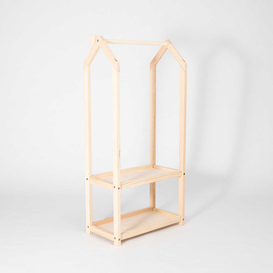 Montessori Garderobe i Massivt Birketræ - Nordic Unique