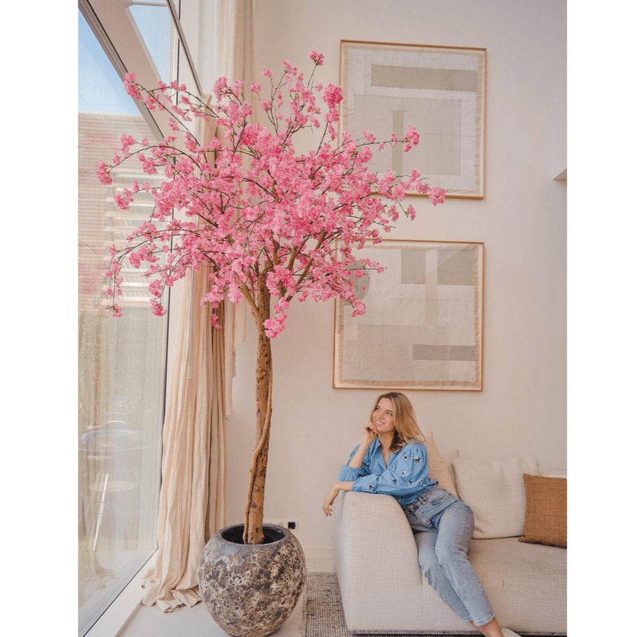 Nordic-Unique-Kunstig-Kirsebærblomst-træ/plante