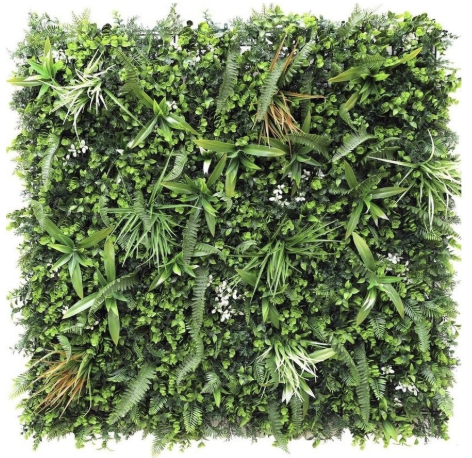 Kunstig Plantevæg 100x100cm Moduler