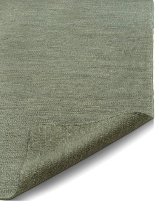Ensfarvet Tæppe 200x300cm - Grøn