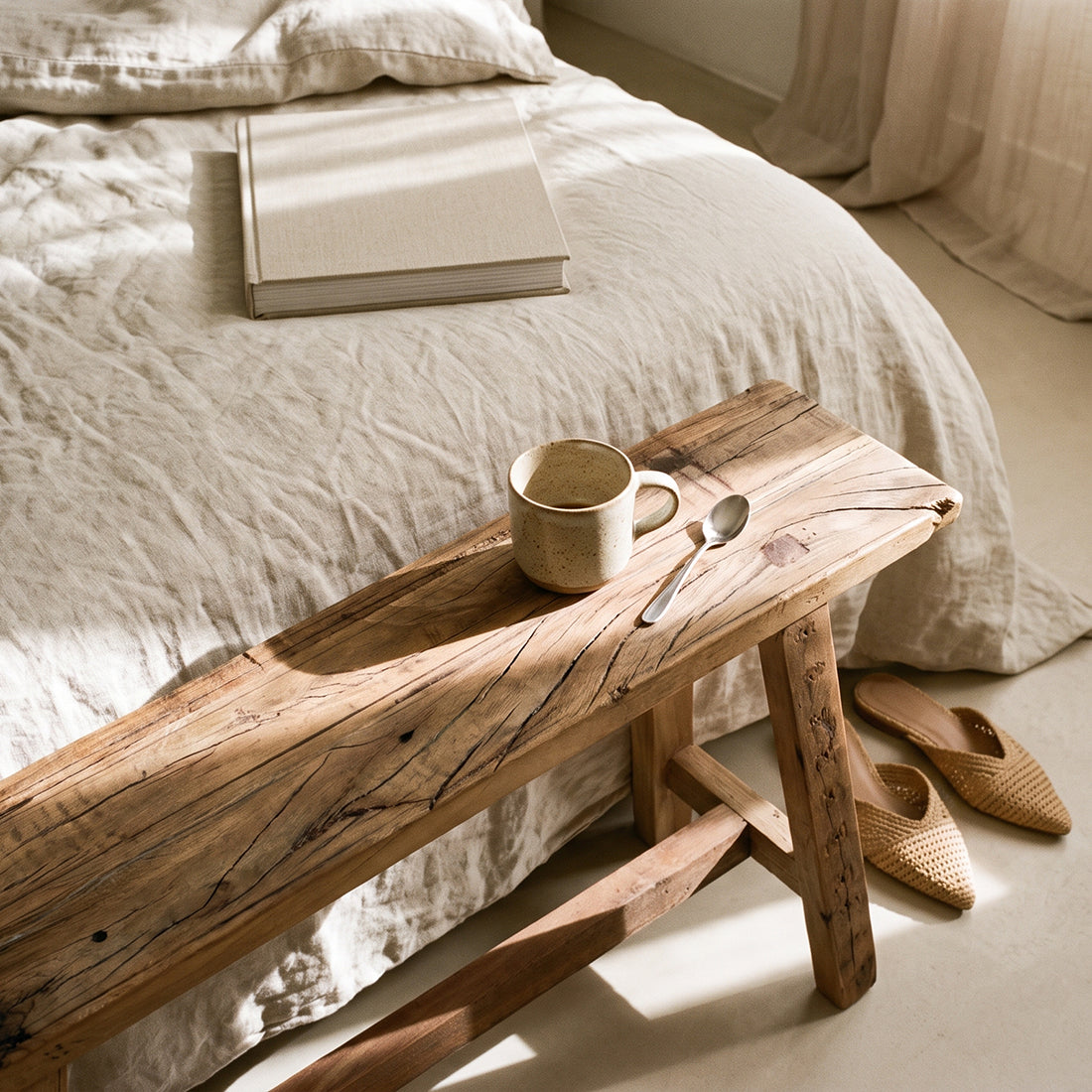 Farmwood træbænk 85 cm