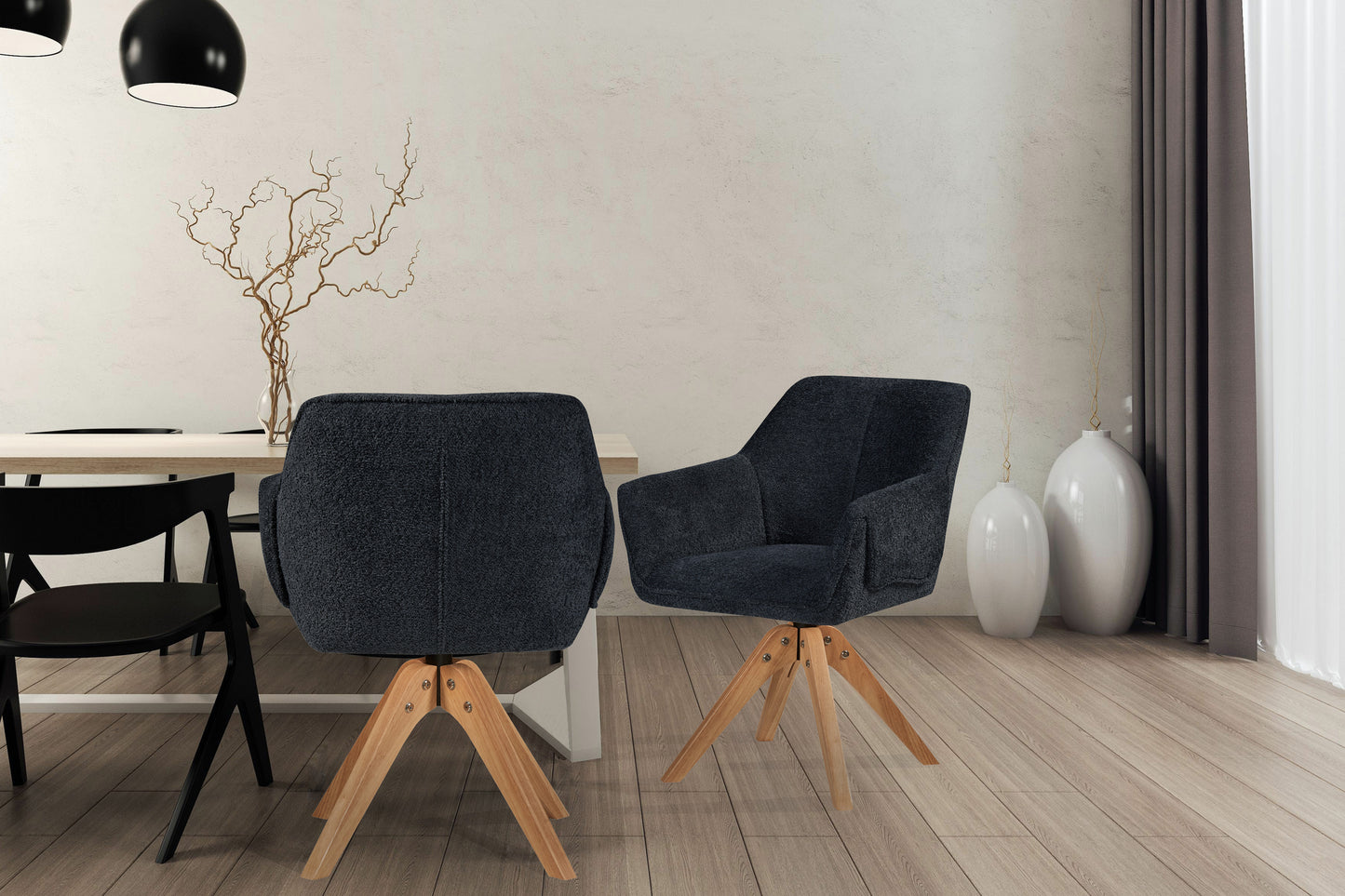 Stol Dian 200 - Antracit - Nordic Unique