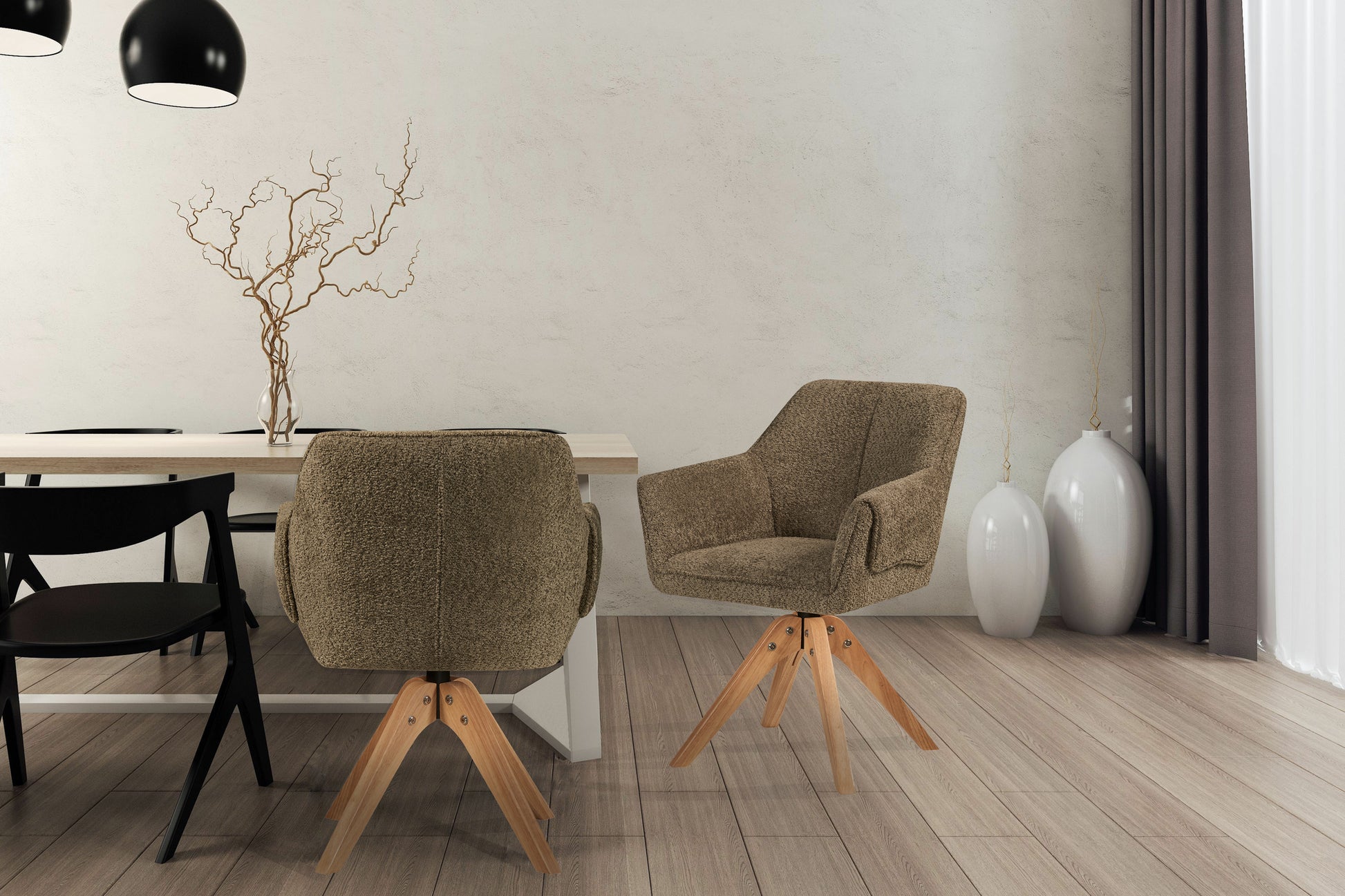 Stol Dian 200 – Brun - Nordic Unique