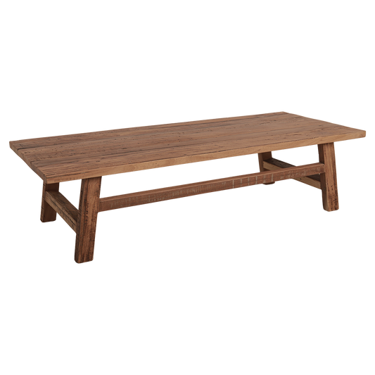 Farmwood træ sofabord, rektangulært - 140x60x35 cm