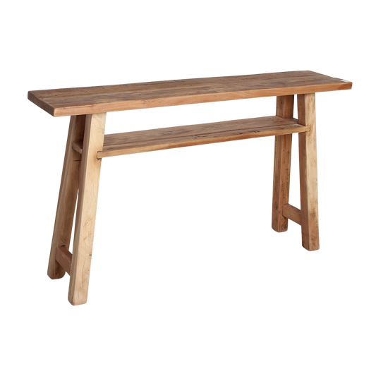 Farmwood vægbord/sidebord stor - FSC-genanvendt træ