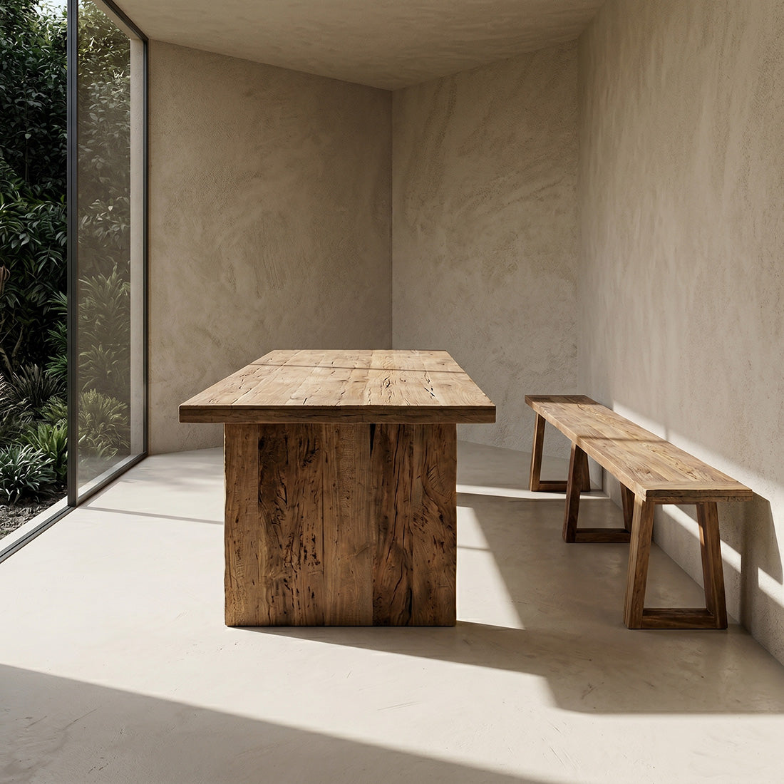 Farmwood Waterfall spisebord - FSC-genbrugt træ - 240 cm