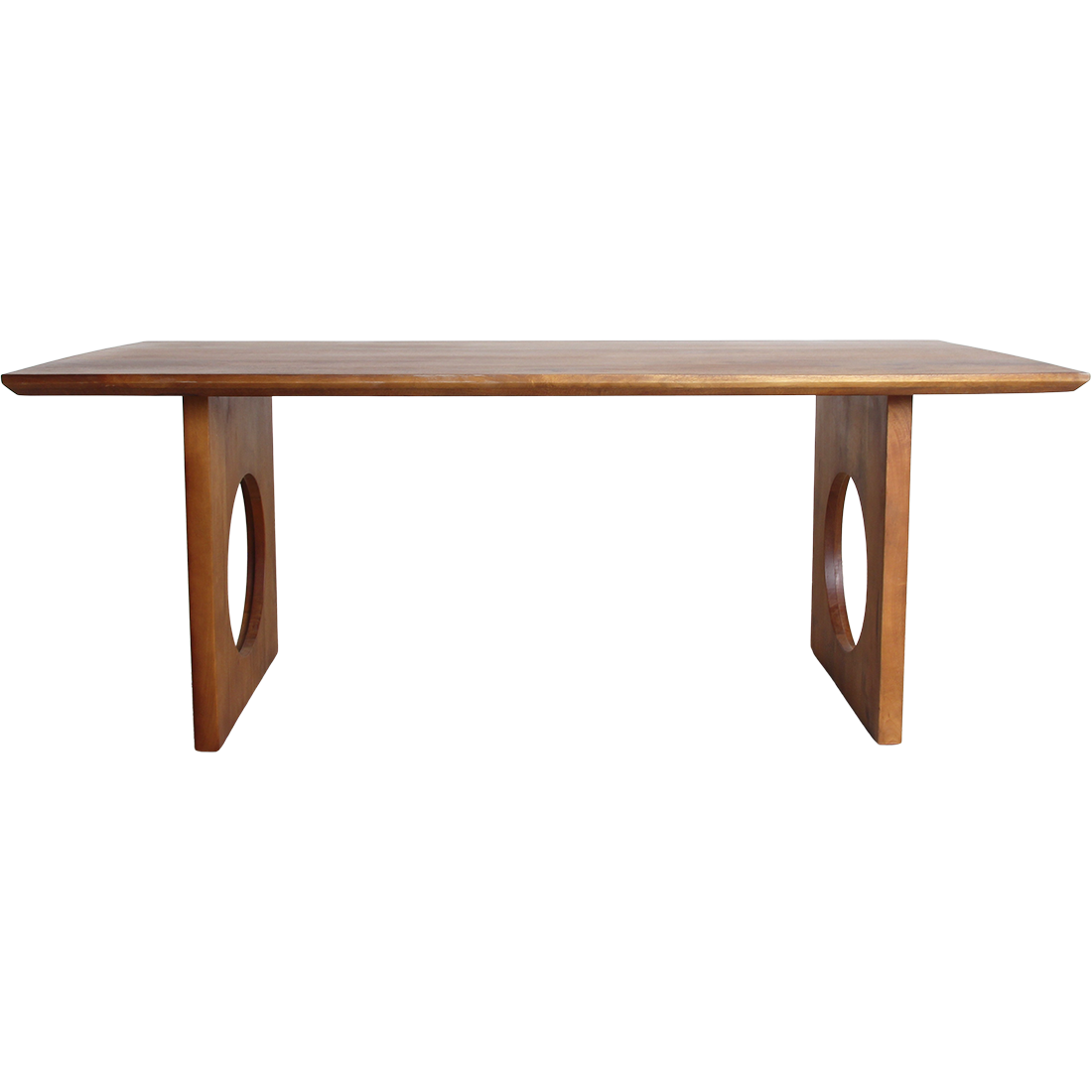 Bullnose-faset Loop mangotræ spisebord - 180 cm
