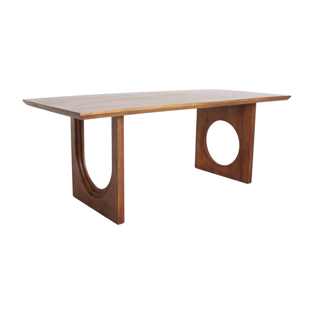 Bullnose Chamfered Mix mangotræs spisebord - 180 cm
