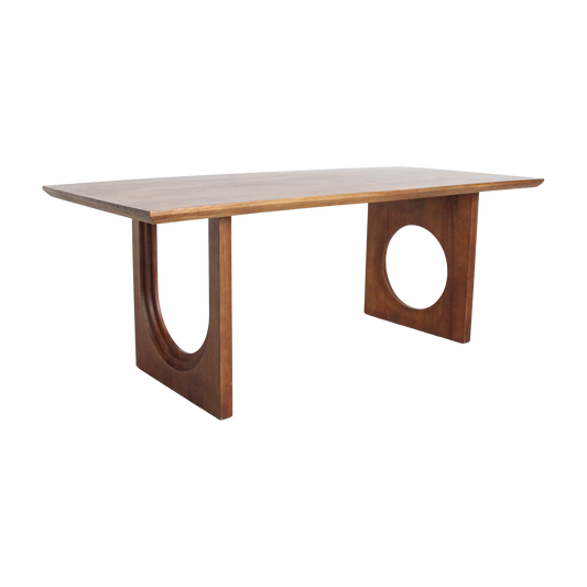 Bullnose Chamfered Mix mangotræs spisebord - 240 cm