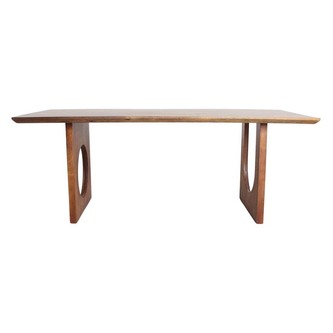 Bullnose Chamfered Mix mangotræs spisebord - 240 cm