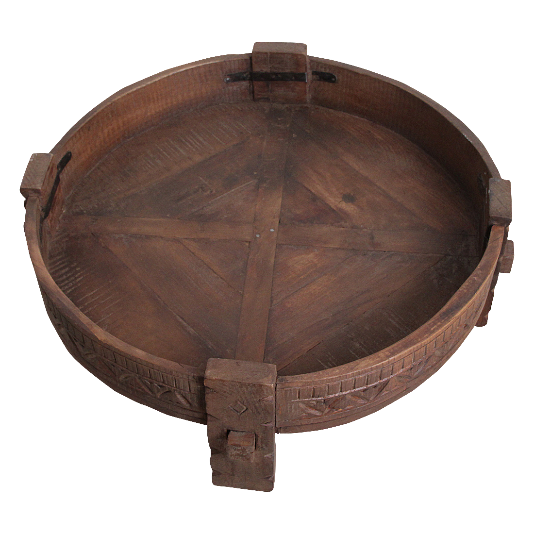 Chakki sidebord brun - 73x73x25 cm