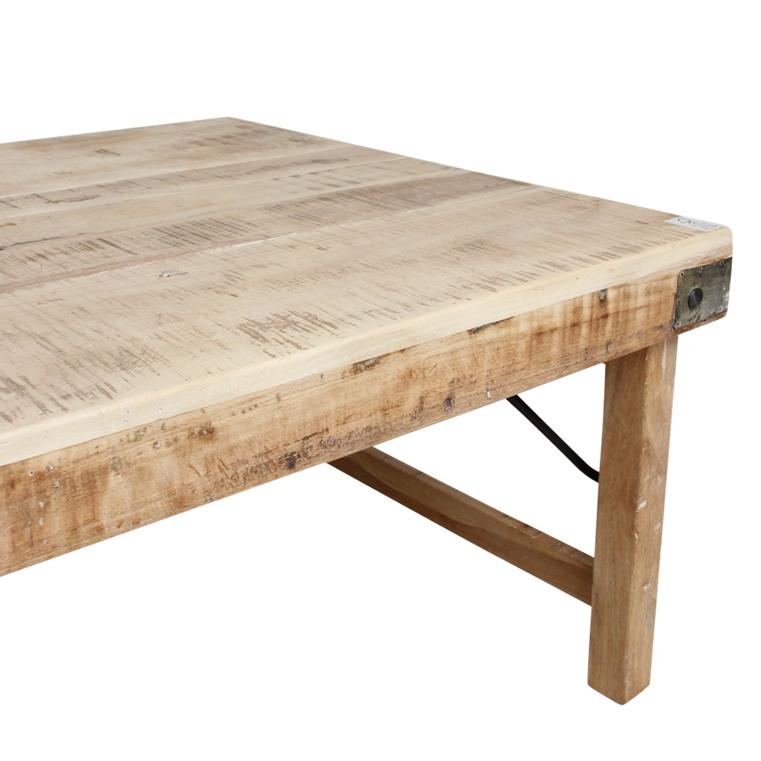 Kalket foldbart sofabord - 120x75x45 cm