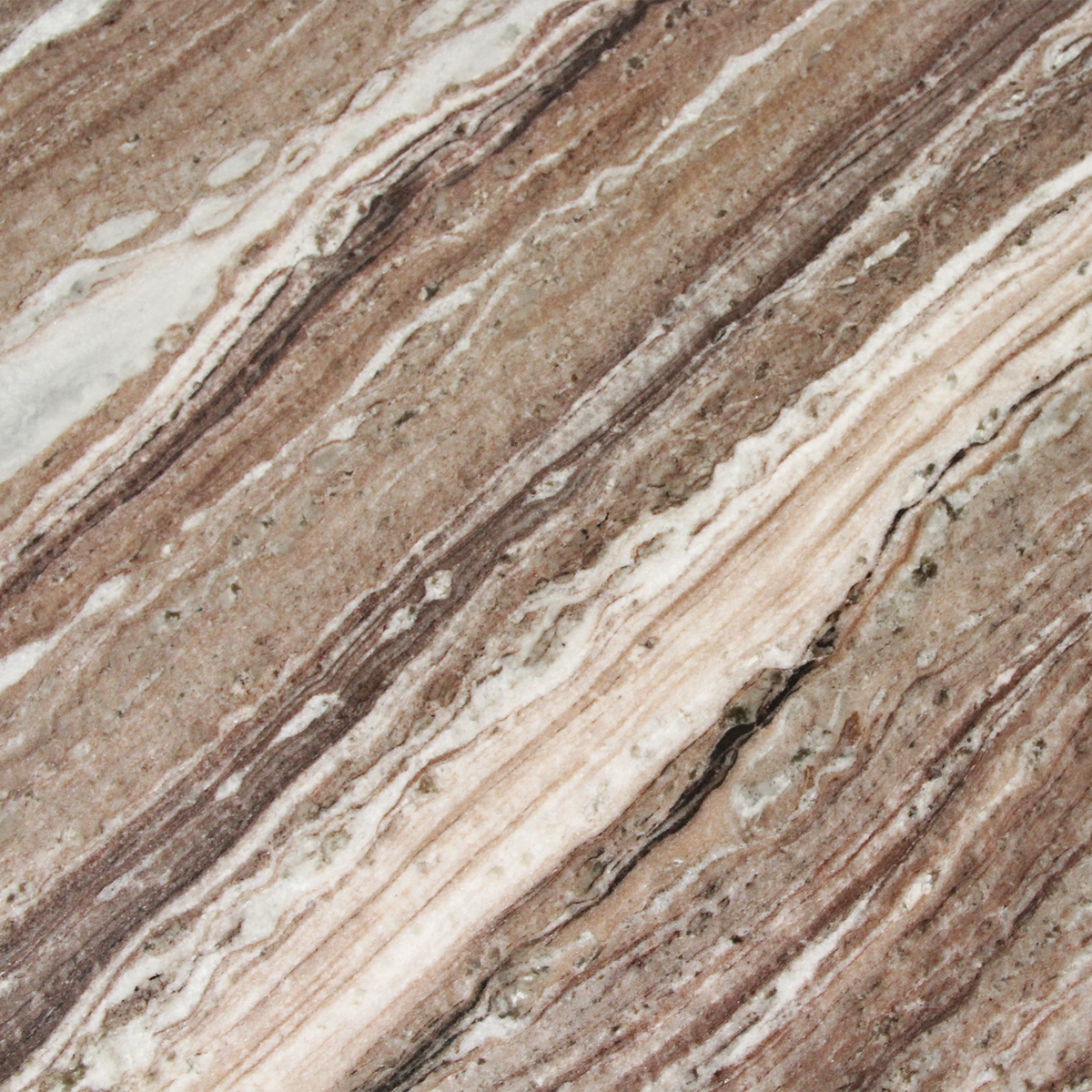 Ovalt sofabord i marmor - Fantasy brun - 120x60x38 cm