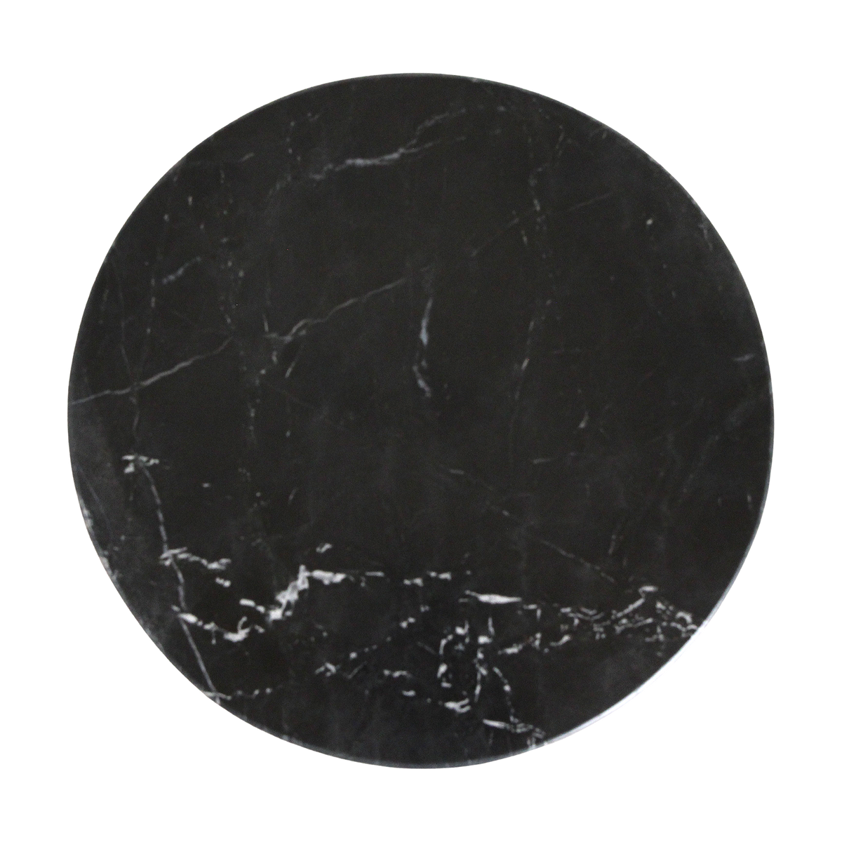 Lampung marmor-sidebord - sort
