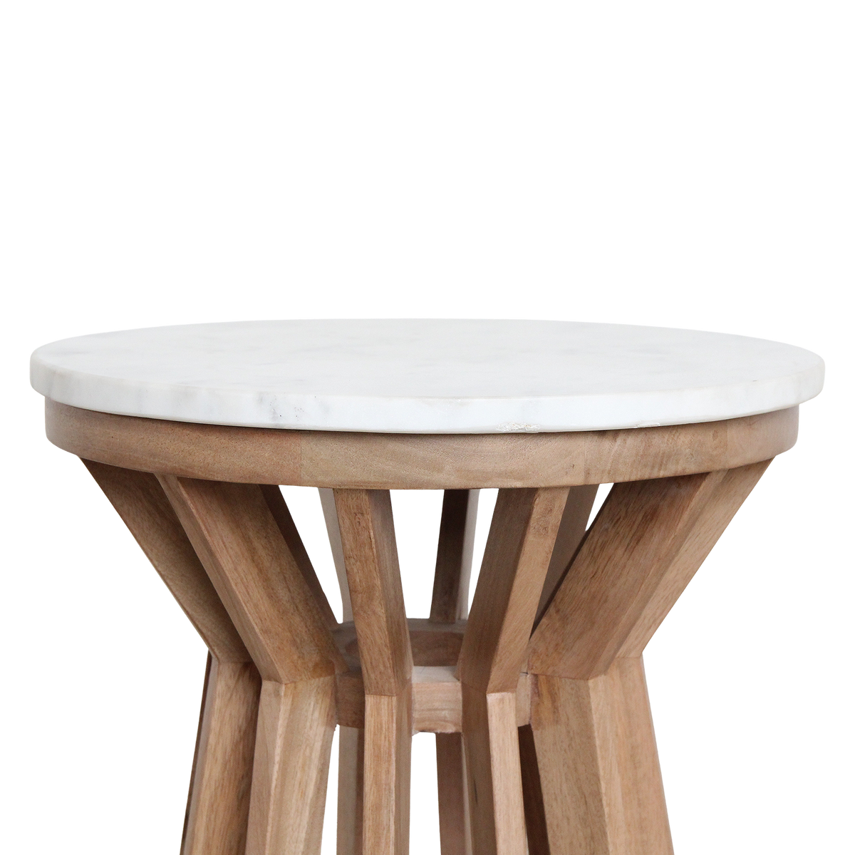 Sarawak marmor sidebord - hvid