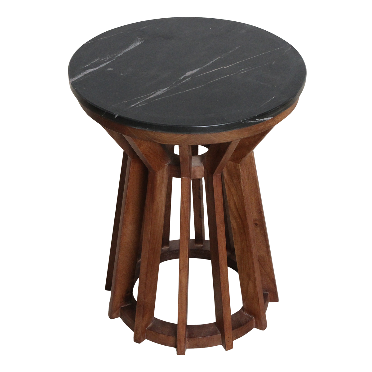Sabah marmor sidebord - sort