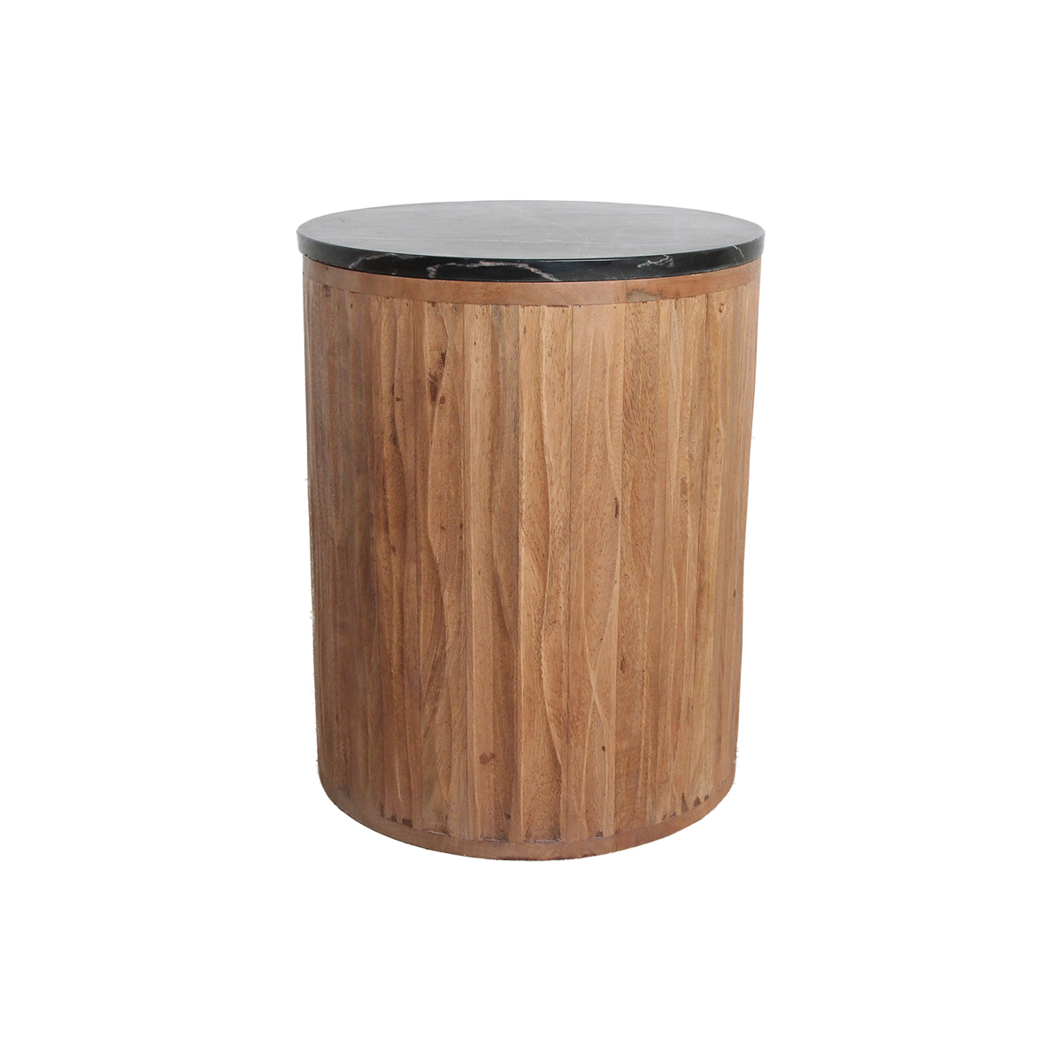 Langkawi marmor-sidebord - sort