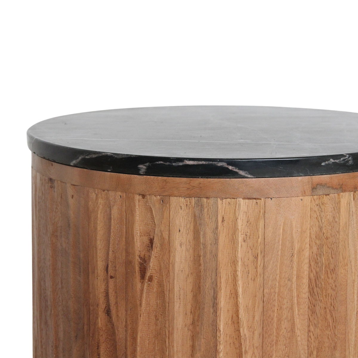 Langkawi marmor-sidebord - sort
