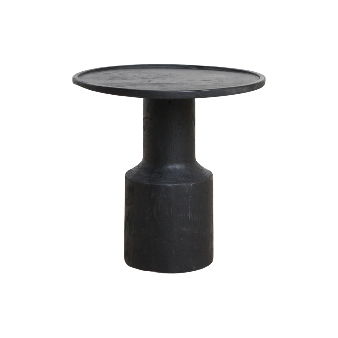 Nero teaktræs sidebord Midnight - sort