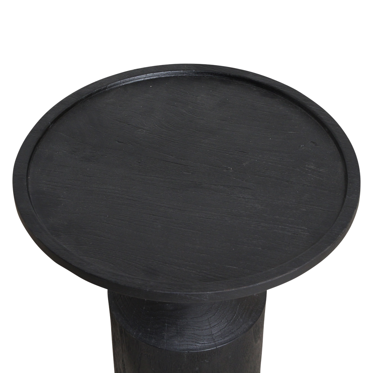 Nero teaktræs sidebord Midnight - sort