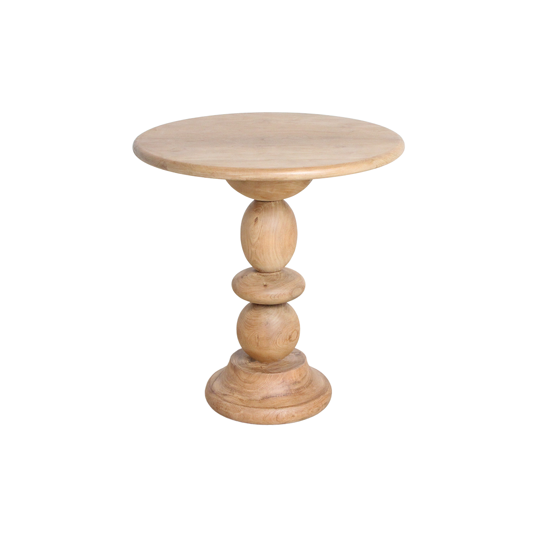 Bistro-havebord i teaktræ - Ø 69 cm