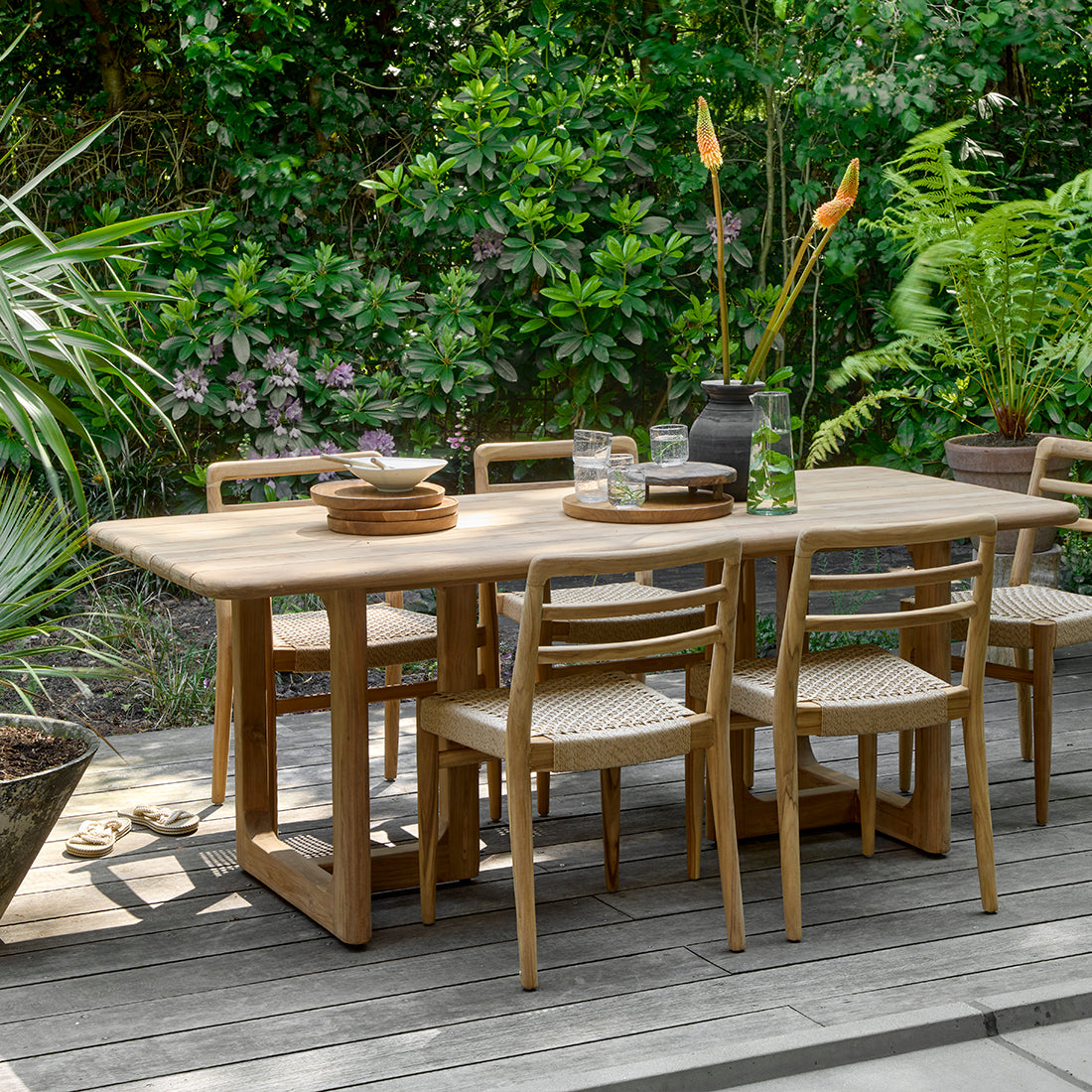 Primavera havebord i teak - 240 cm