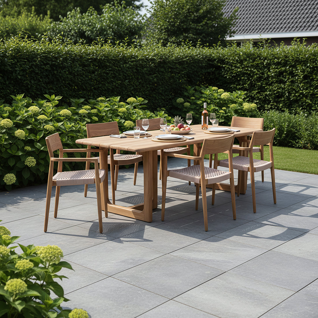 Primavera havebord i teak - 240 cm