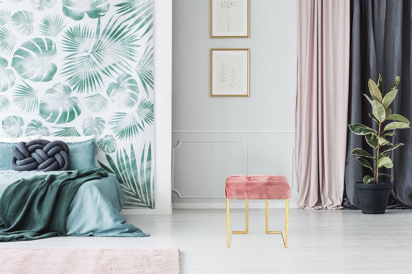 Puf Rare 100 – Støvet Rosa - Nordic Unique