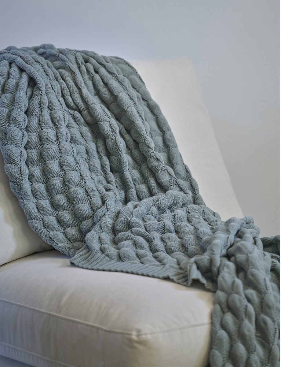 Tæppe Ædelsten 130x170cm - Skifergrå - Nordic Unique