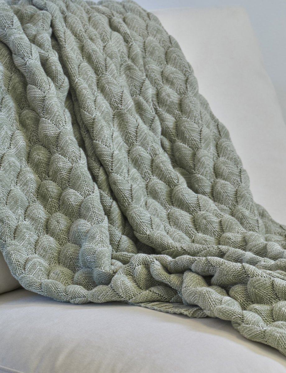 Tæppe Ædelstensten 130x170cm - Grøn - Nordic Unique