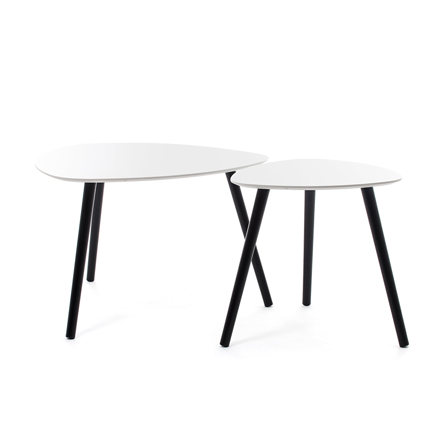 Bord-Sæt Courtney – Hvid - Nordic Unique