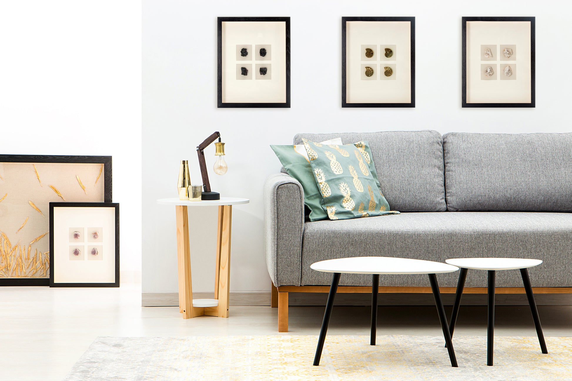 Bord-Sæt Courtney – Hvid - Nordic Unique