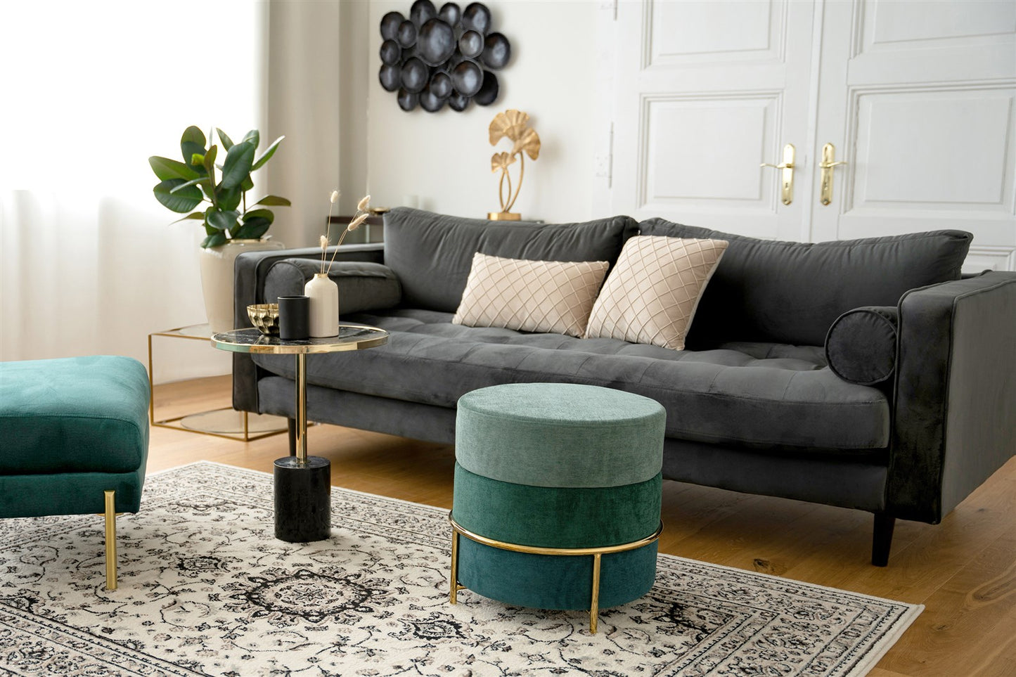 Puf Matilda 200 – Grøn - Nordic Unique