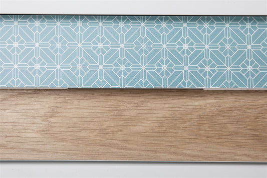 Natbord Summer – Hvid / Blå / Træ - Nordic Unique