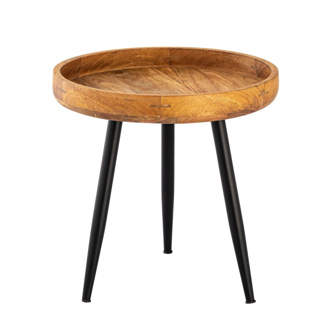 Sidebord i træ rundt Ø40xH40cm 2. sortering