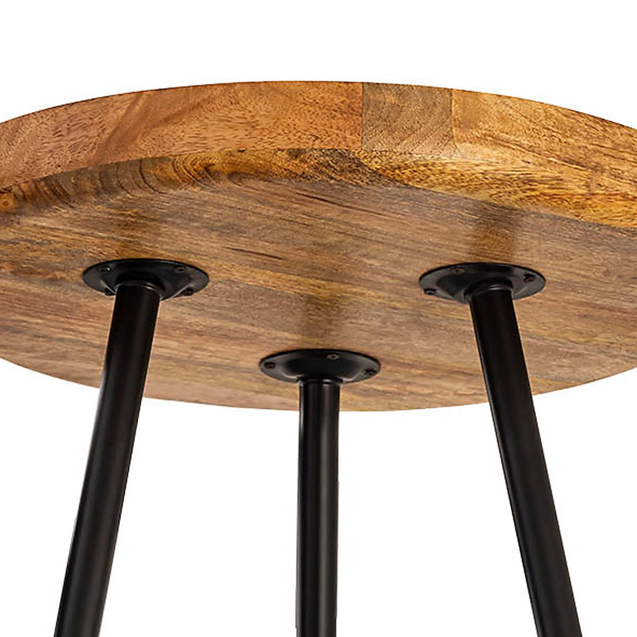 Sidebord i træ rundt Ø50xH48cm 2. sortering