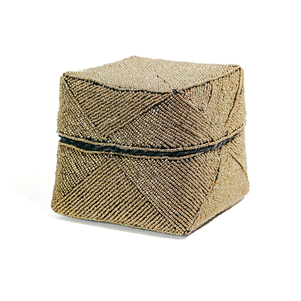 Den perlede kurv - Guld - L